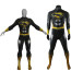 Superman Concept V4 Costume - Black And Gold Bodysuit Superman Cosplay