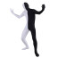 Two Tone Black And White Costume - Bodysuit Black And White Cosplay
