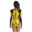 Deadpool 3 Woman Wolverine Swim Suit Costume - Yellow Bodysuit Wolverine Cosplay