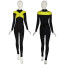 X-Men Dark Phoenix X-Men Uniform Costume - Female Black Yellow Bodysuit X-Men Cosplay
