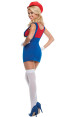 Super Mario Luigi Mario Beauty Cosplay Costume Dress For Adults Halloween Costume