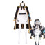 Vtuber Mea Kagura Costume - White Dress Coat Full Set Mea Kagura Cosplay
