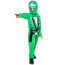 Kids Green Ninja Costume - Shirt Pants Mask Set Ninja Cosplay