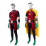 Teen Titans Robin Costume - Bodysuit Cape Mask Set Robin Cosplay