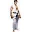 Street Fighter Ryu Costume - White Top Belt Ryu Cosplay