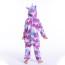 Kids Purple Galaxy Unicorn Costume - Onesie Jumpsuit Purple Galaxy Unicorn Cosplay