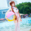 Neon Genesis Evangelion Mari Illustrious Makinami Bikini Swimsuit Costume - Pink Swimsuit Mari Illustrious Makinami Cosplay
