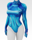 Metroid: Zero Mission Samus Aran Zero Bikini Swimsuit Costume - Metallic Swimsuit Samus Aran Zero Cosplay