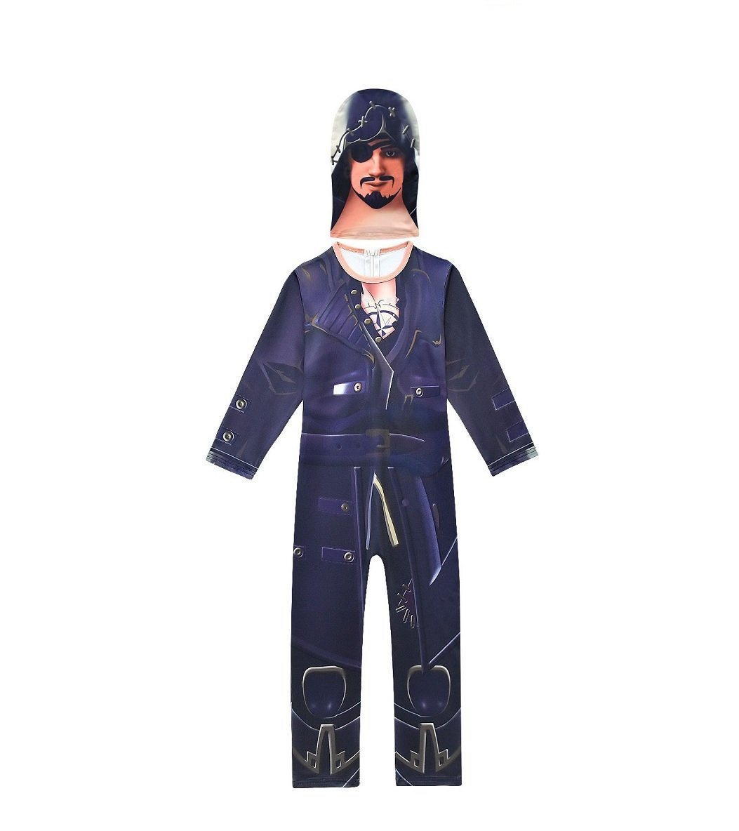 Fortnite Black Heart with Masks Cosplay Costume