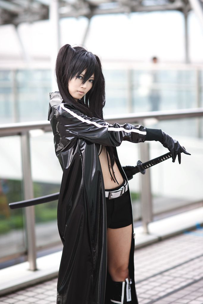 Black Rock Shooter Costume - Mato Kuroi Black Rock Shooter Cosplay