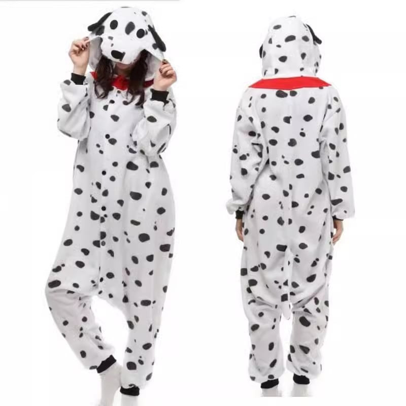 Kids Dalmatian with Collar Costume - Onesie Jumpsuit Dalmatian with Collar Cosplay