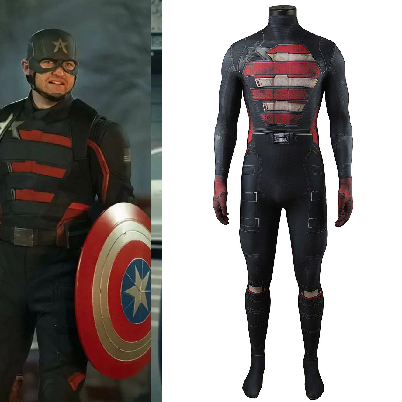 Thunderbolts U.S. Agent John Walker Costume - Bodysuit John Walker Cosplay