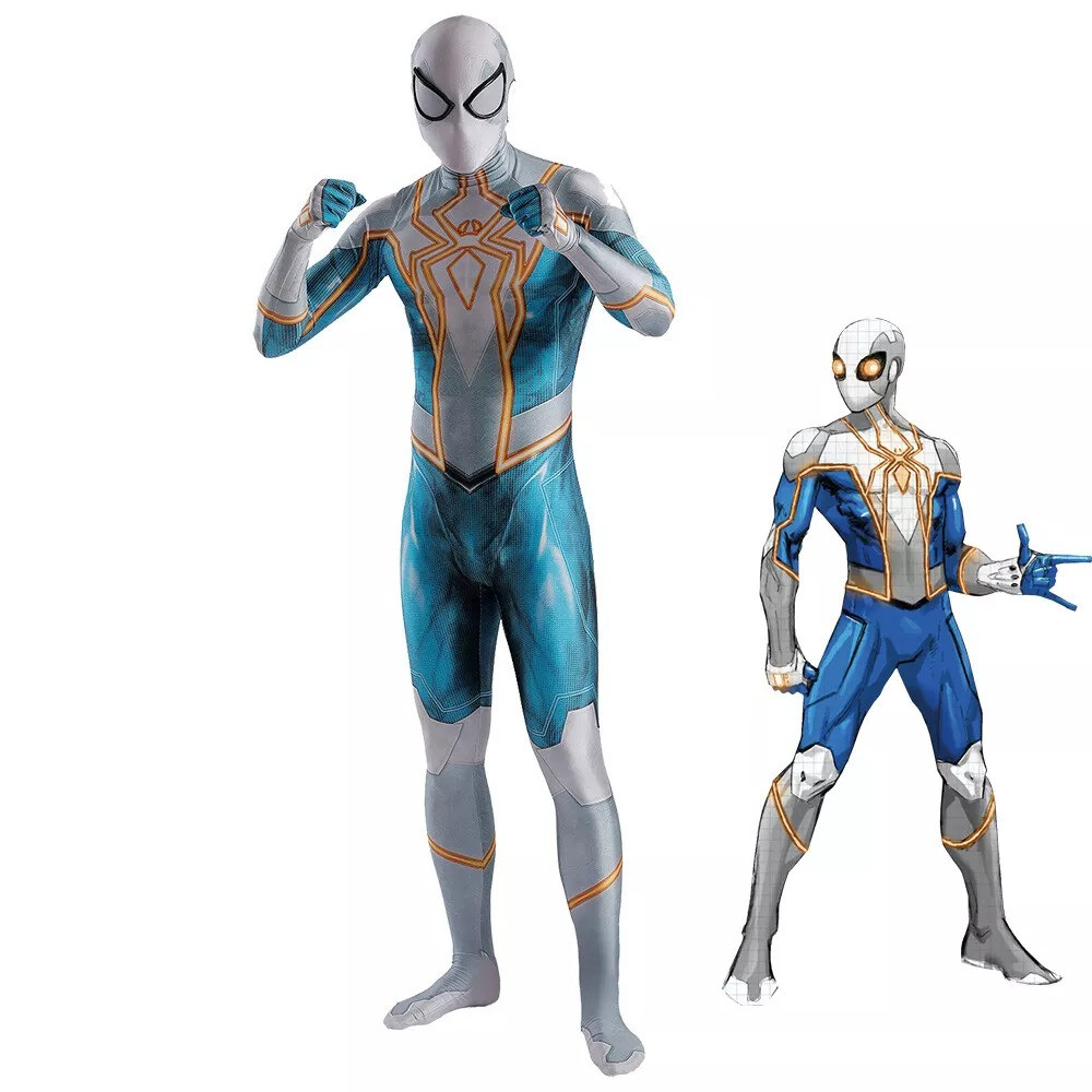 Marvel Comics Amazing Spider-Man Threats and Menaces Suit Costume - Bodysuit Spider-Man Threats and Menaces Suit Cosplay