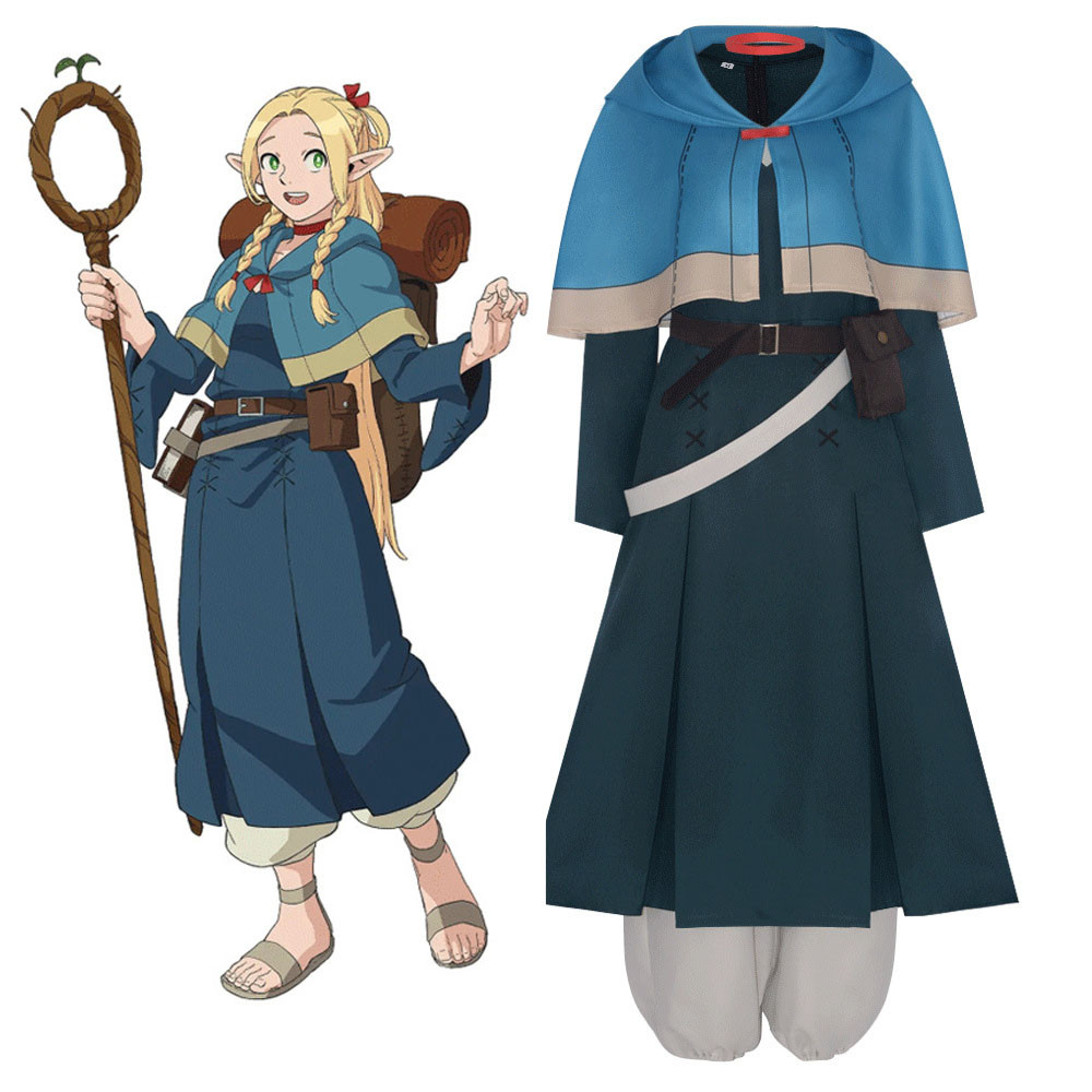 Delicious in Dungeon Marcille Costume - Full Set Marcille Cosplay