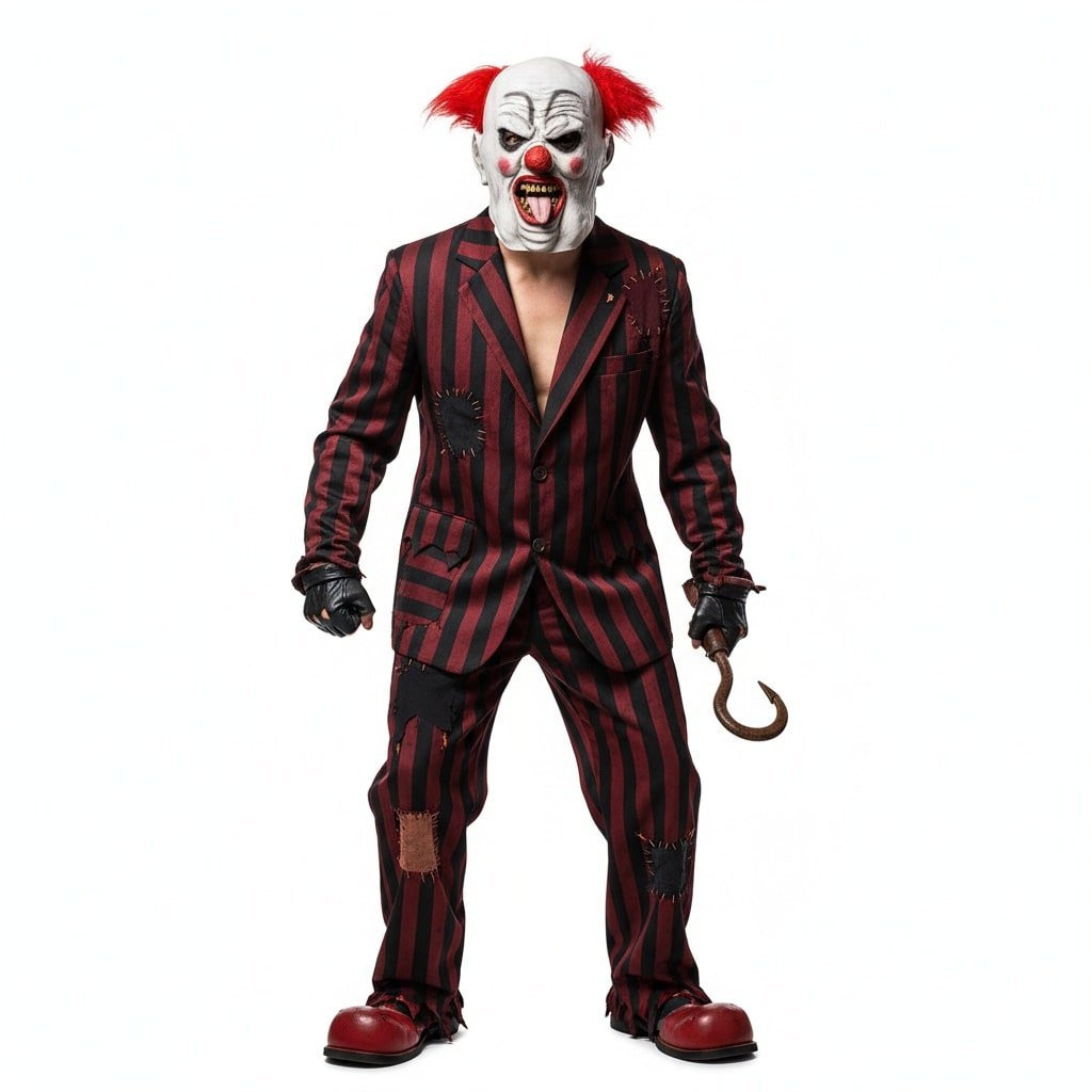 Scary Joker Clown Cosplay Mask