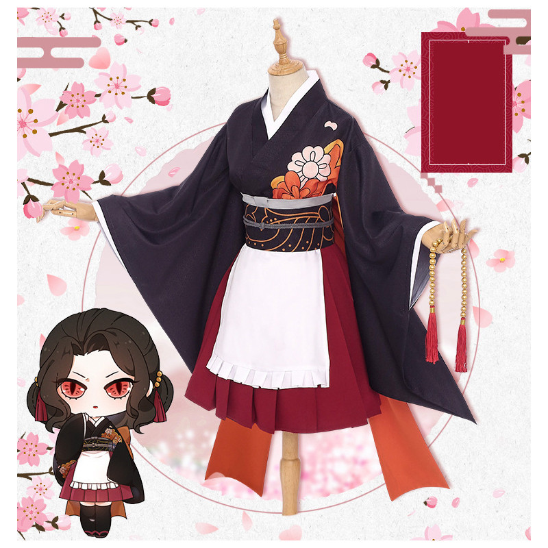 Demon Slayer Muzan Kibutsuji Costume - Female Kimono Muzan Kibutsuji Cosplay