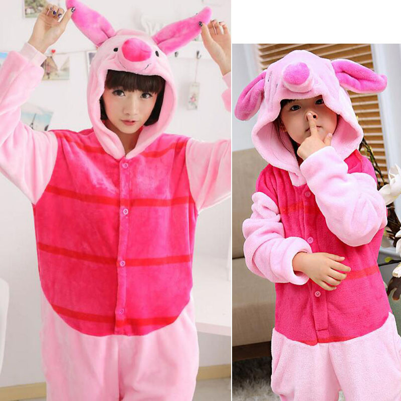 Kids Piglet Costume - Onesie Jumpsuit Shoes Set Piglet Cosplay