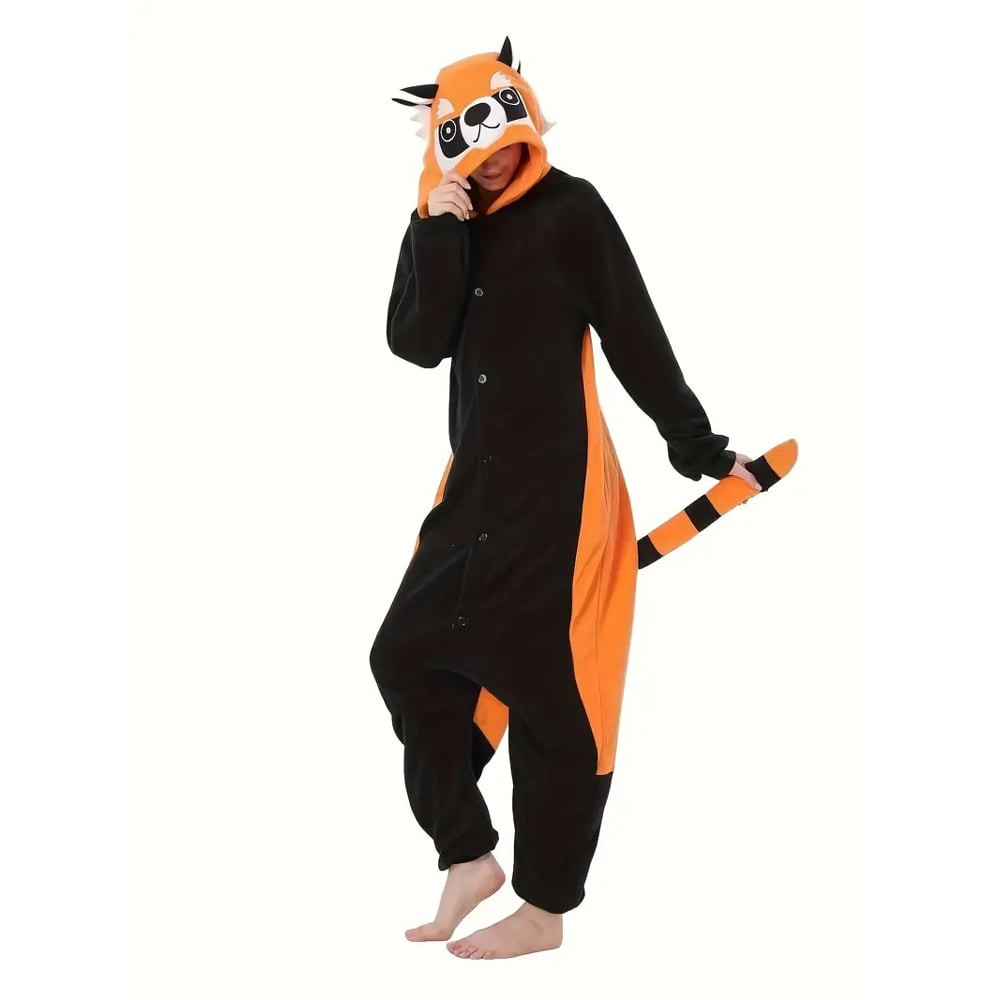 Kids Raccoon Costume - Onesie Jumpsuit Raccoon Cosplay