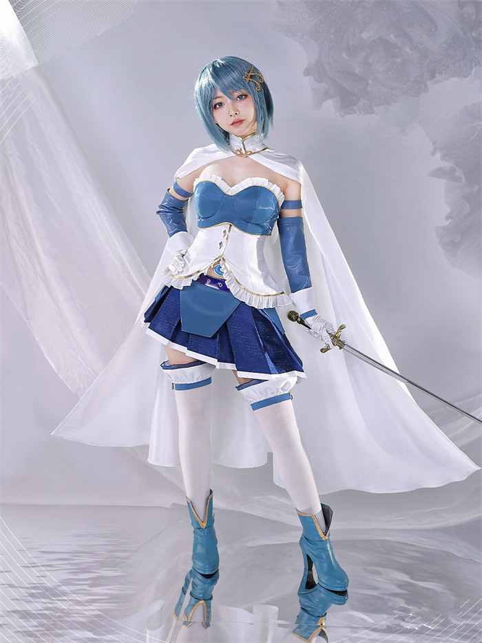 Puella Magi Madoka Magica Sayaka Miki Costume - Sayaka Miki Cosplay