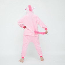 Kids Pink Horse Costume - Onesie Jumpsuit Pink Horse Cosplay