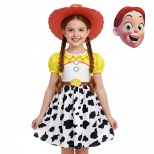 Girls Toy Story Jessie Costume - Dress Mask Hat Set Jessie Cosplay