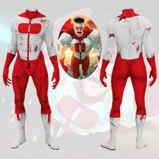 Invincible Omni-Man Bloody Costume - Bodysuit Omni-Man Bloody Cosplay