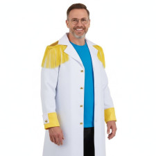 One Piece Admiral Borsalino Costume - White Coat Borsalino Cosplay
