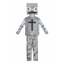 Kids Minecraft Skeleton Grave Costume - Mask And Suit Set Skeleton Grave Cosplay