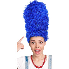 Simpsons Marge Simpson Wig - Blue Beehive Wig Marge Simpsons Cosplay Costume