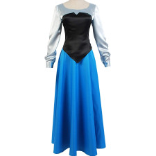 Ariel Blue Dress Costume Cosplay