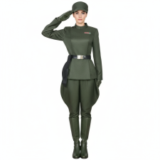 Star Wars Imperial Officer Costume - Green Jacket Pants Accessories Set Imperial Officer Cosplay