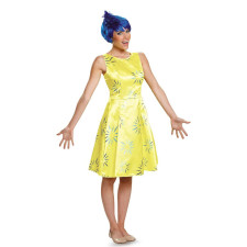 Inside Out 2 Joy - Flower Yellow Dress Joy Cosplay