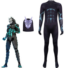 Kaiju No. 8 Kafka Kaiju Form Costume - Black Bodysuit Mask Kafka Kaiju Form Cosplay