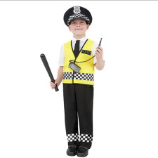 Kids Traffic Police Costume - Uniform Equipments Traffic Police Cosplay