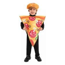Kids Pizza Costume - Pizza Slice With Hat Cosplay