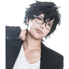 Persona 5 Joker Ren Amamiya Wig - Joker Ren Amamiya Cosplay Costume Wig Prop