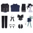Black Butler Ciel Phantomhive Deluxe Costume - Black Blue Suit Hat Full Set Ciel Phantomhive Cosplay