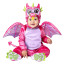 Baby Pink Dragon Costume InCharacter - Onesie Jumpsuit Pink Dragon Cosplay
