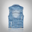 Eddie Munson Costume - Denim Jacket Sleeveless Eddie Munson Jacket 