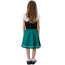 Oktoberfest Bavarian Costume - Girls Dirndl Green Dress Oktoberfest Cosplay