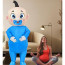 Baby Boy Blue Inflatable Costume - Baby Boy Cosplay