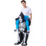 Kids Riding Skeleton Ghost Inflatable Costume - Riding Skeleton Cosplay