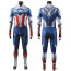 Captain America Brave New World Sam Wilson Costume - Blue Red White Bodysuit Captain America Cosplay