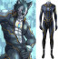 Tokyo Afterschool Summoners Captain Breke Costume - Black Grey Bodysuit Breke Cosplay