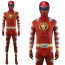 Power Rangers Dino Thunder Red Dino Ranger Costume - Bodysuit Mask Set Red Dino Ranger Cosplay