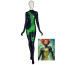 The Young Justice League Green Ivy Maddie Isley Costume - Black Green Bodysuit Green Ivy Cosplay