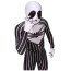 The Nightmare Before Christmas Jack Skellington Costume - Fullsuit Mask Set Jack Skellington Cosplay