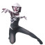 Edge of Spider-Verse Spider-Gwen Dark Purple Suit Costume - Bodysuit Hood Spider-Gwen Dark Purple Suit Cosplay