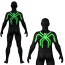 Spider-Man Stealth Big Time Suit Costume - Black Green Bodysuit Mask Spider Man Cosplay