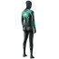 Spider-Man Stealth Suit Costume - Big Time Neon Green Black Bodysuit Stealth Suit Cosplay
